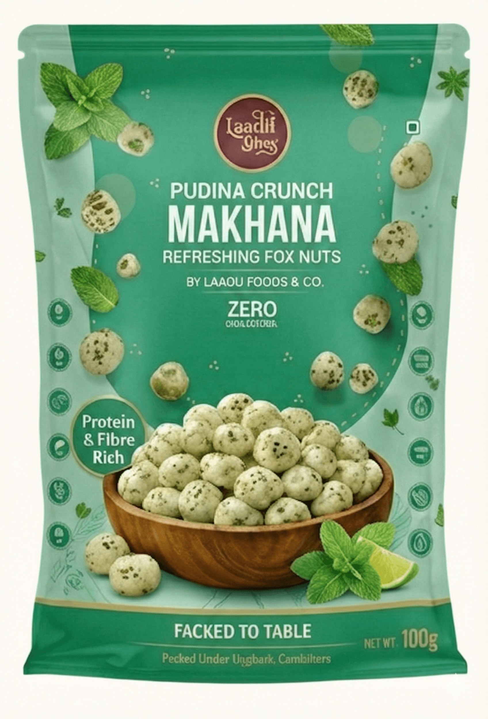 Pudina Crunch - Premium Quality by Laadli Bhog